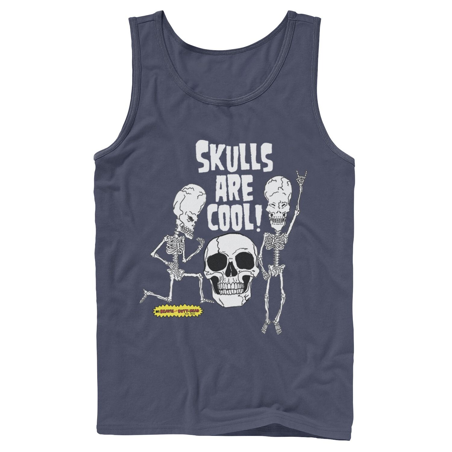 

Мужская майка Beavis and Butt-Head "Skulls Are Cool" Licensed Character
