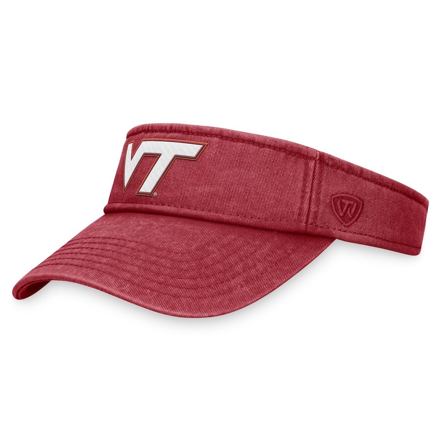 

Козырек Top of the World Virginia Tech Hokies, бордовый