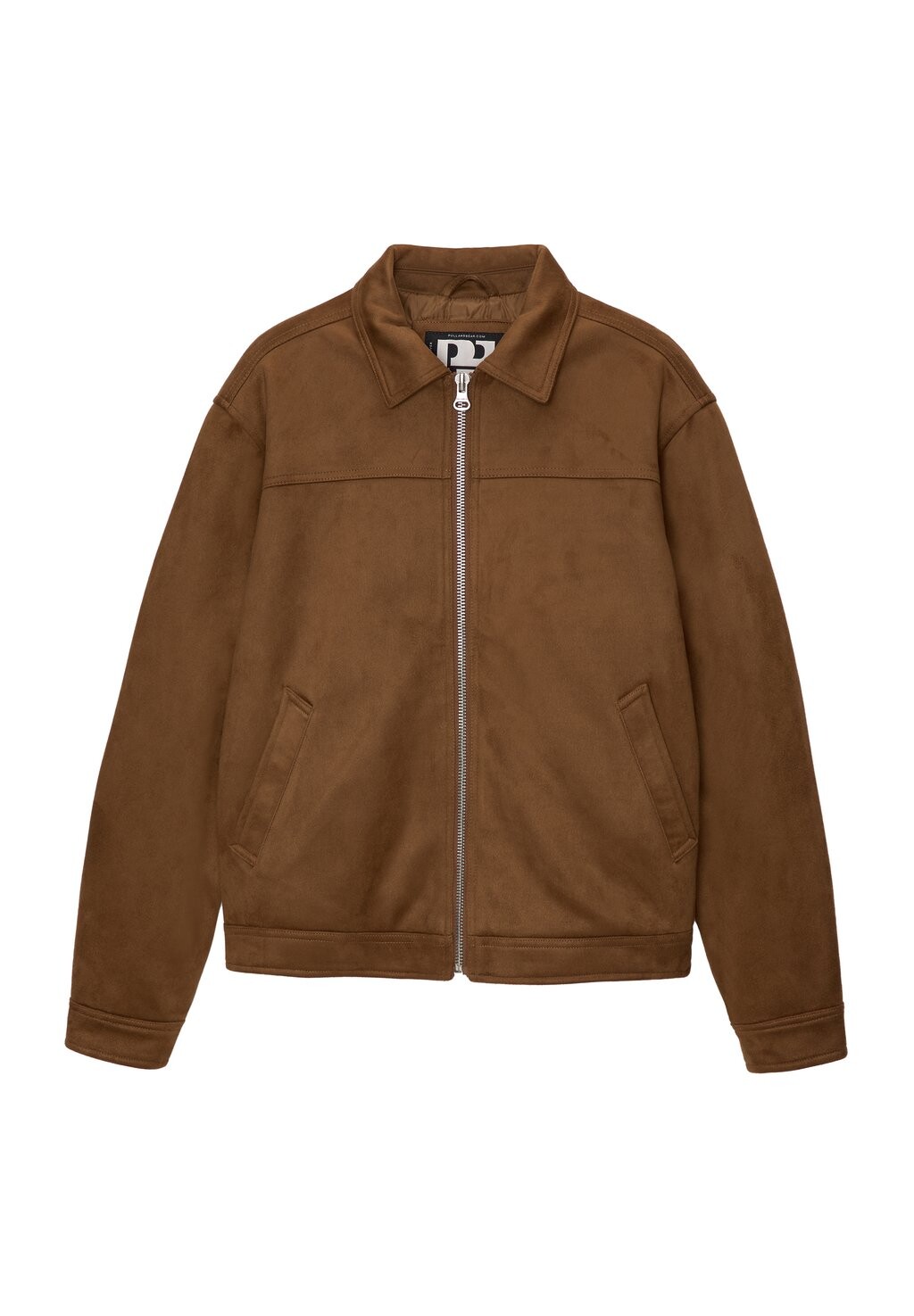 

Куртка из искусственной кожи PULL&BEAR, коричневый