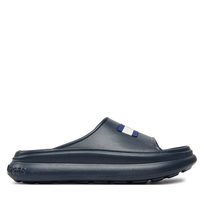 

Шлепанцы Tommy Hilfiger T3X0-33461-0083 S Blu 800, темно-синий