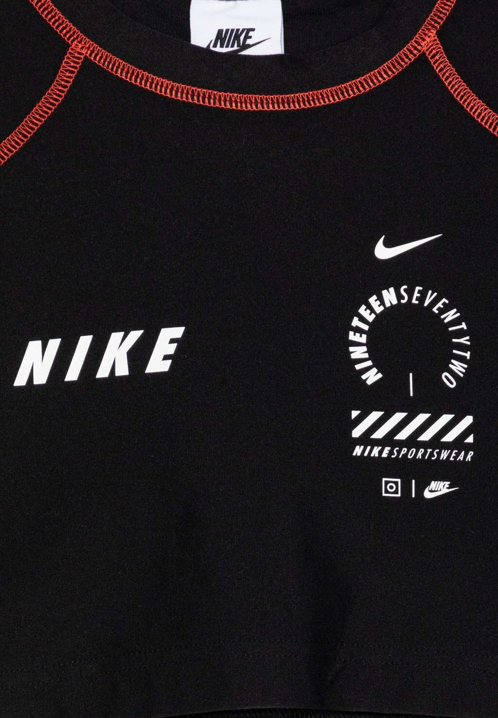 Топ с длинным рукавом Nike, черный