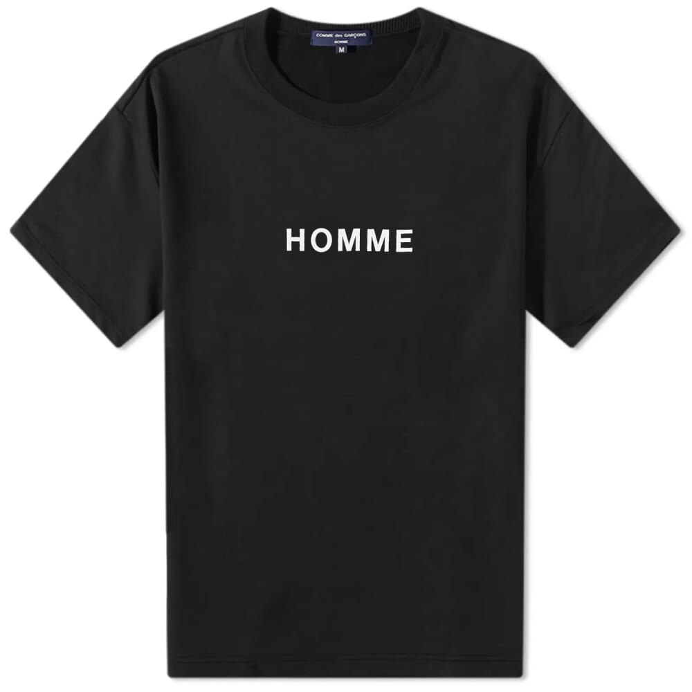 

Футболка с логотипом Comme des Garçons Homme Center, черный