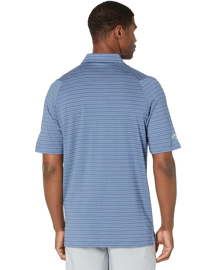 Поло Callaway Fine Line Ventilated Stripe Polo, цвет Blue Horizon