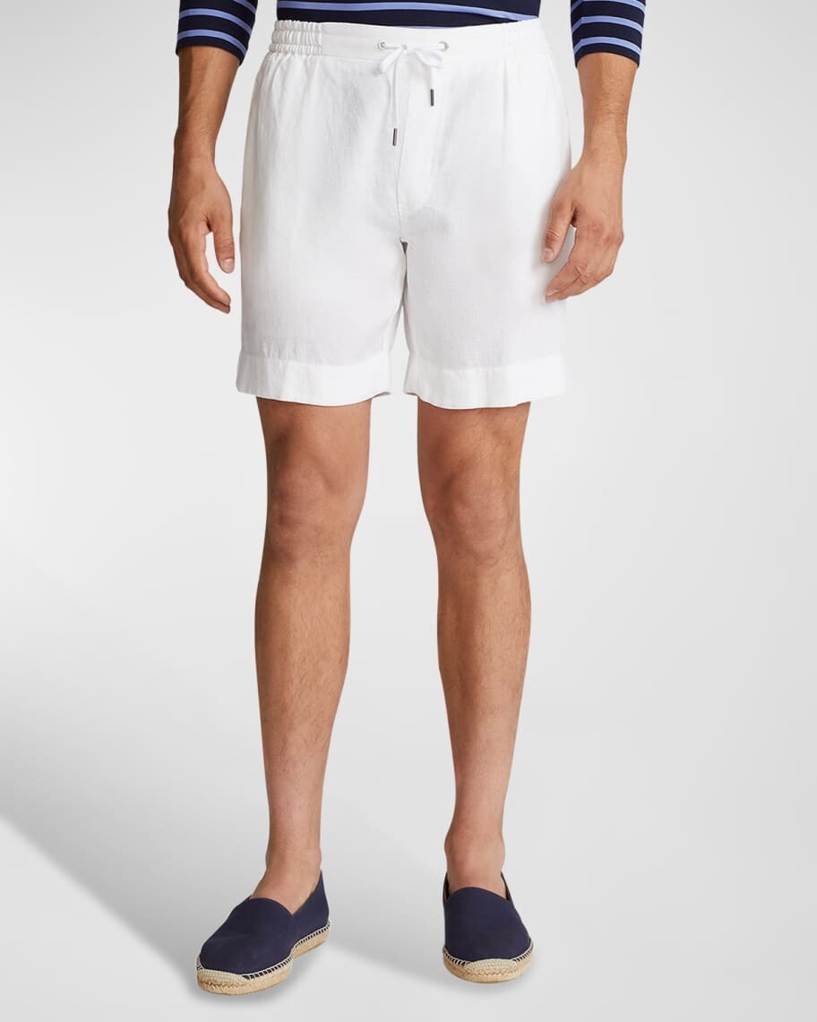 

Мужские льняные шорты Dorset с кулиской Ralph Lauren Purple Label