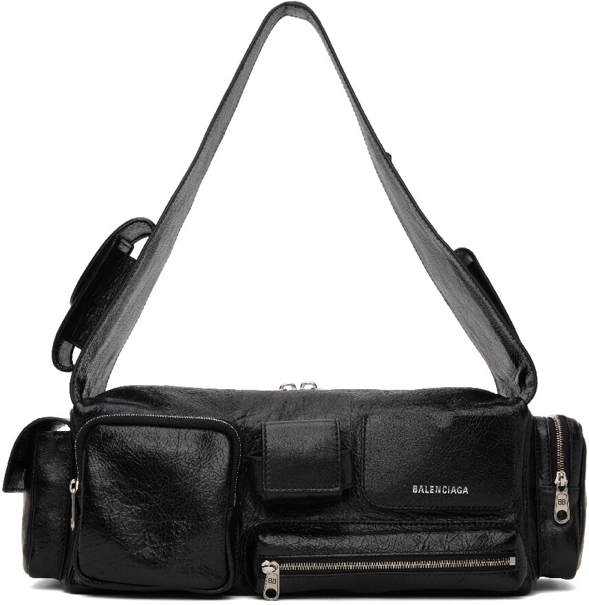 

Черная маленькая сумка-слинг Superbusy Balenciaga