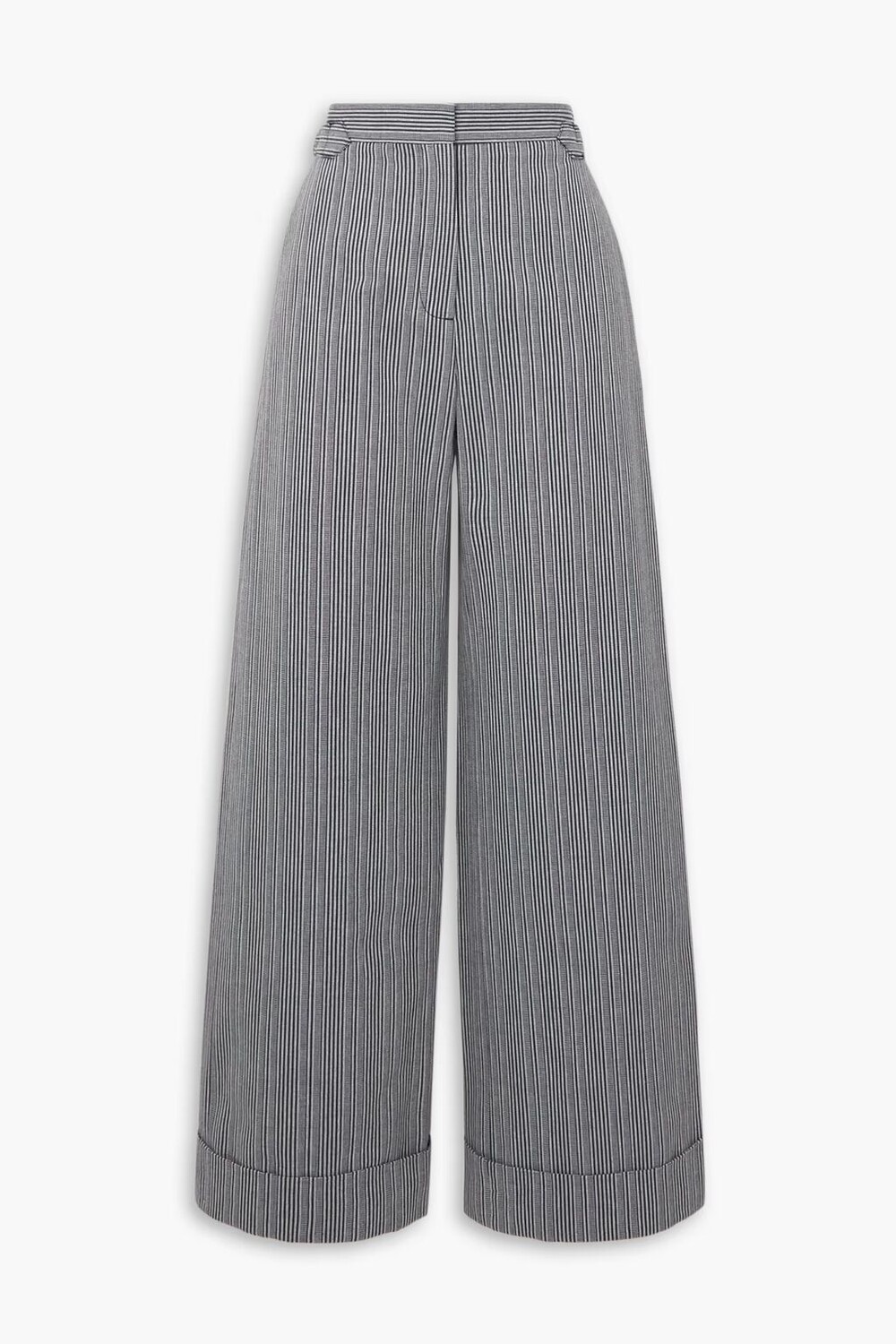 

Широкие брюки из хлопка в полоску See By Chloé, серый