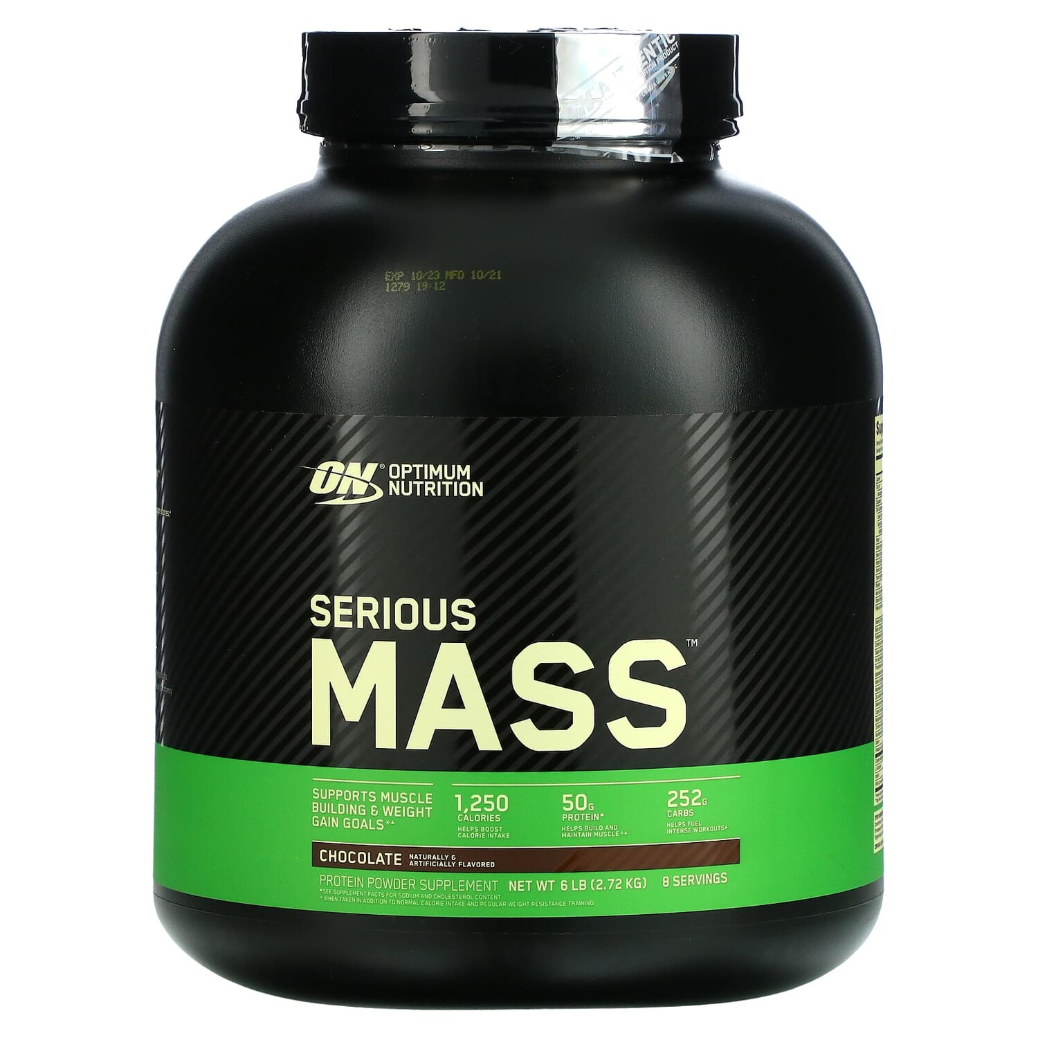 

Serious Mass, шоколад, 2,72 кг (6 фунтов), Optimum Nutrition