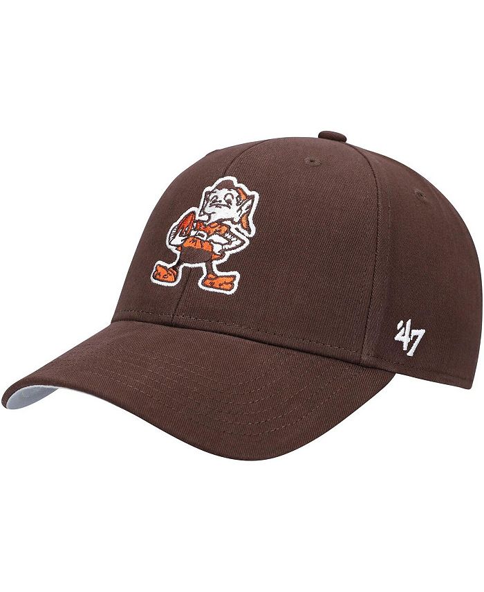 Коричневая регулируемая шапка Big Boys and Girls Cleveland Browns Team Basic MVP '47 Brand, коричневый