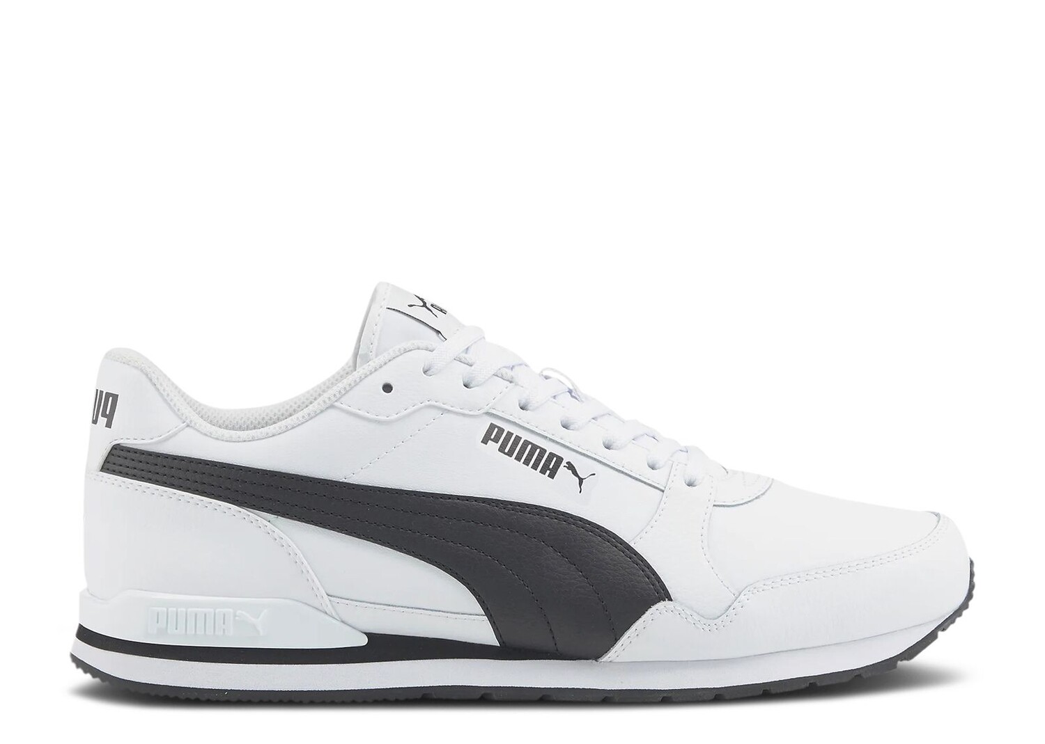 

Кроссовки Puma St Runner V3 Leather 'White Black', белый