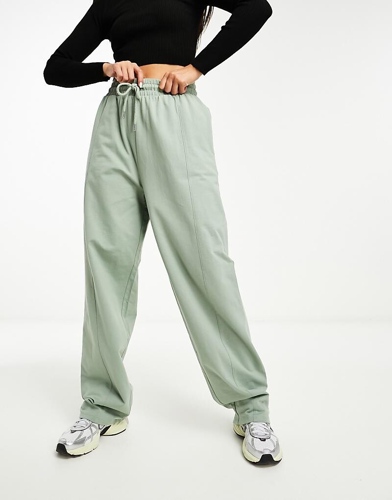 

ASOS DESIGN – Полузеленые джоггеры прямого кроя