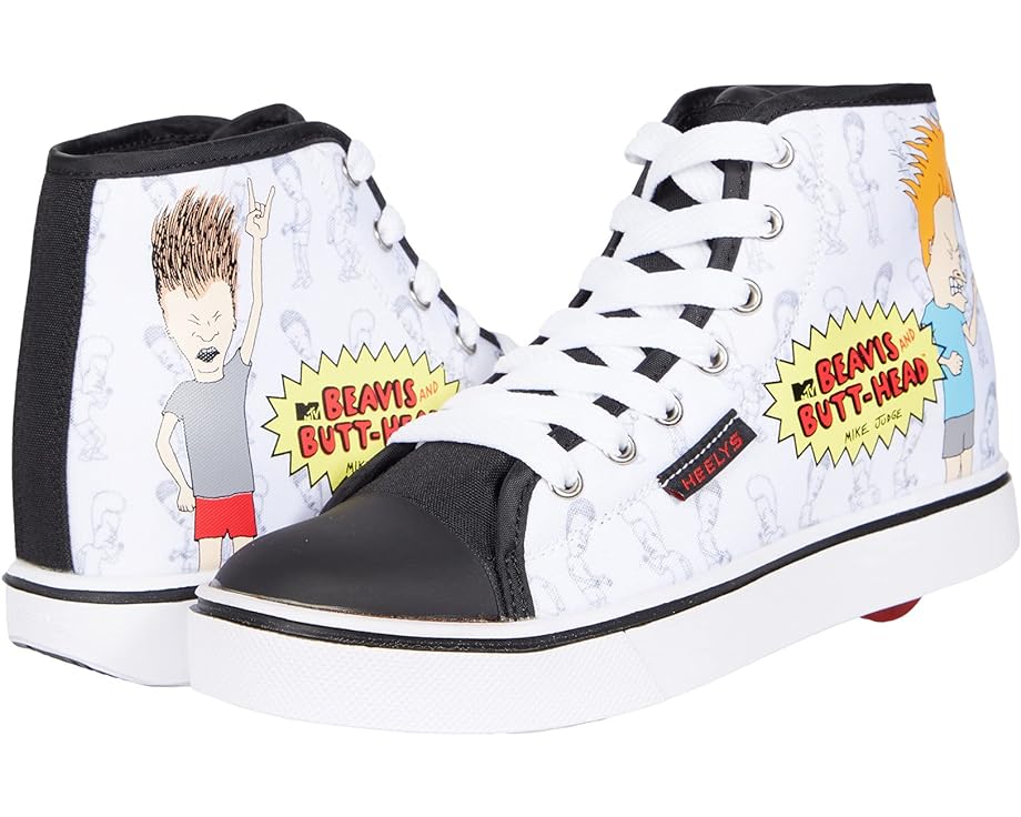 

Кроссовки Heelys Hustle Beavis and Butthead, цвет White/Black