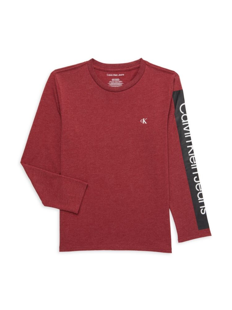 

Футболка с логотипом Boy's Box Calvin Klein, красный