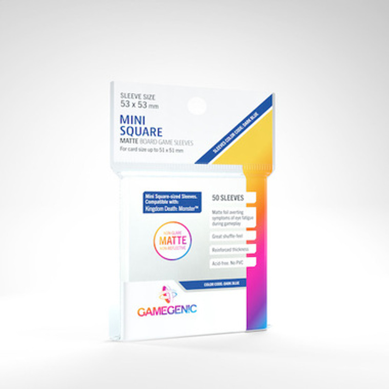 

Аксессуары Game Genic Sleeves: Matte Mini-Square Size (50ct)