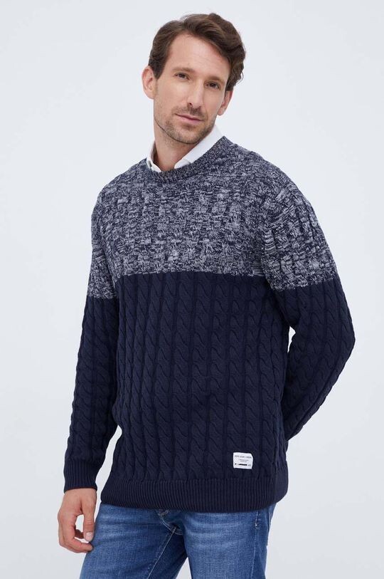 

Хлопковый свитер Pepe Jeans, темно-синий