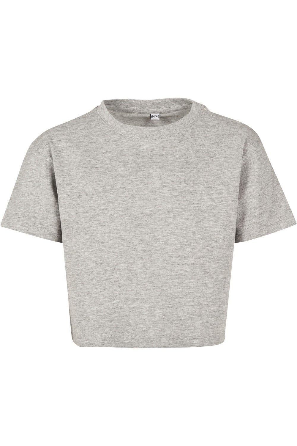 Укороченная футболка Build Your Brand, серый