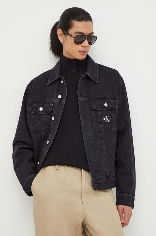 

Джинсовая куртка Calvin Klein Jeans, черный
