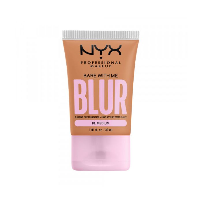 Тональная основа Bare With Me Blur Tint Cream Base de Maquillaje Nyx Professional Make Up, 10 крем основа под макияж прозрачный
