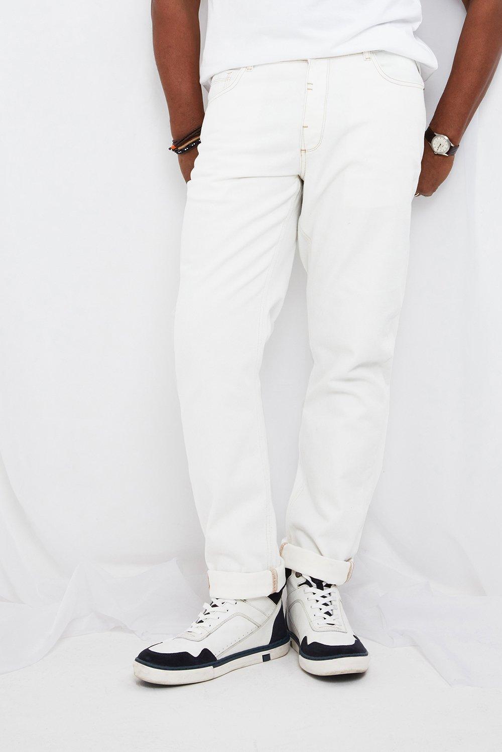 Классические белые прямые джинсы из эластичного денима Joe Browns, белый классические белые прямые джинсы из эластичного денима joe browns белый