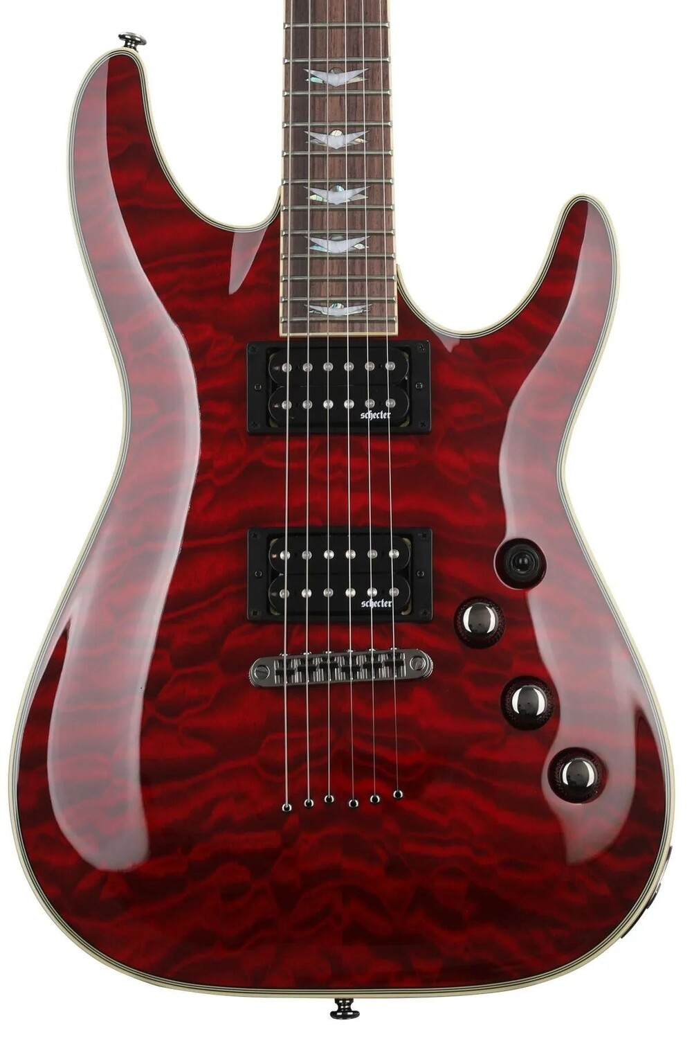 

Электрогитара Schecter Omen Extreme-6 — черная вишня