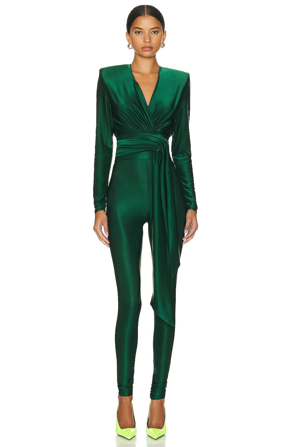 

Топ Alexandre Vauthier Plunge, цвет Cypress Green