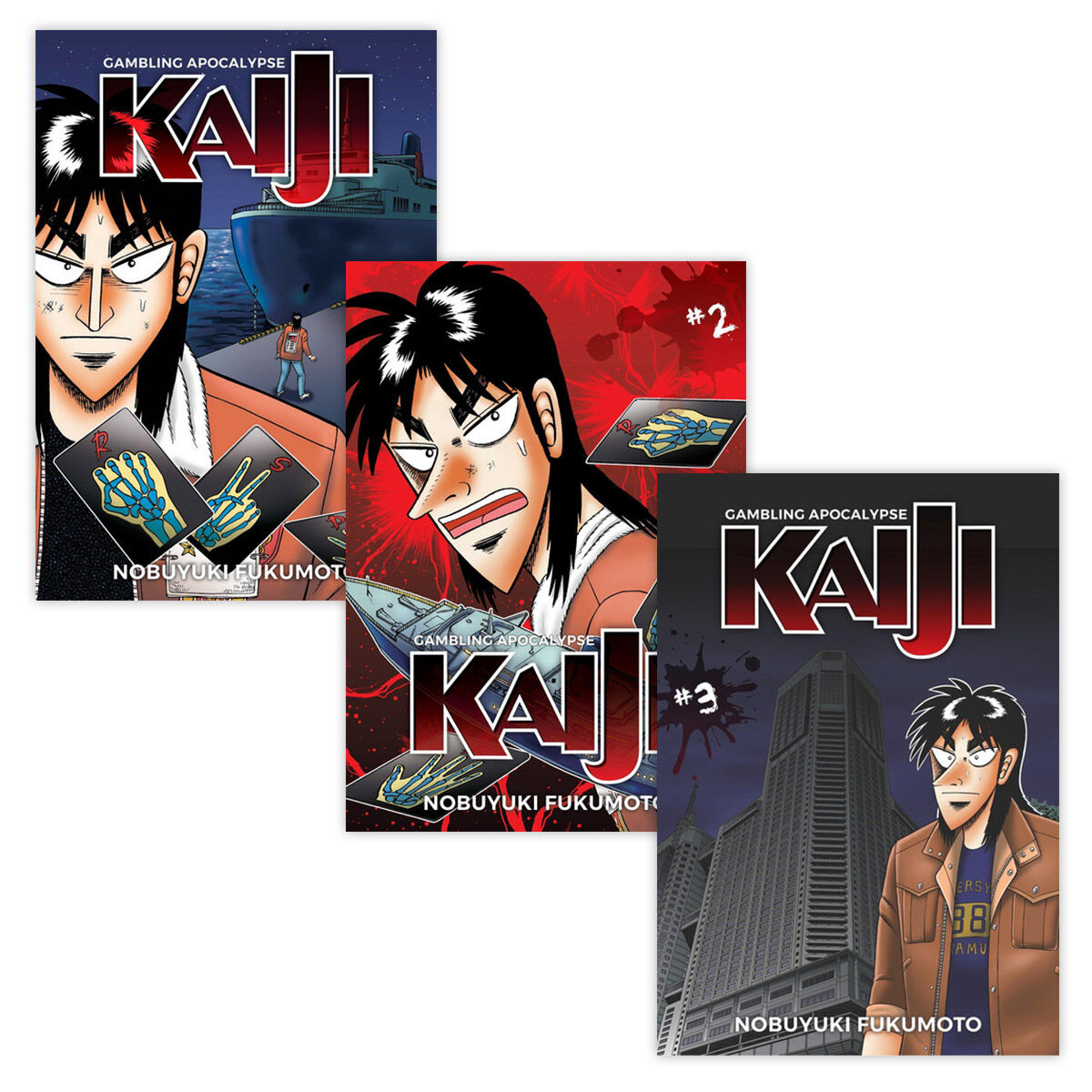 

Манга Gambling Apocalypse Kaiji Manga (1-3) Bundle