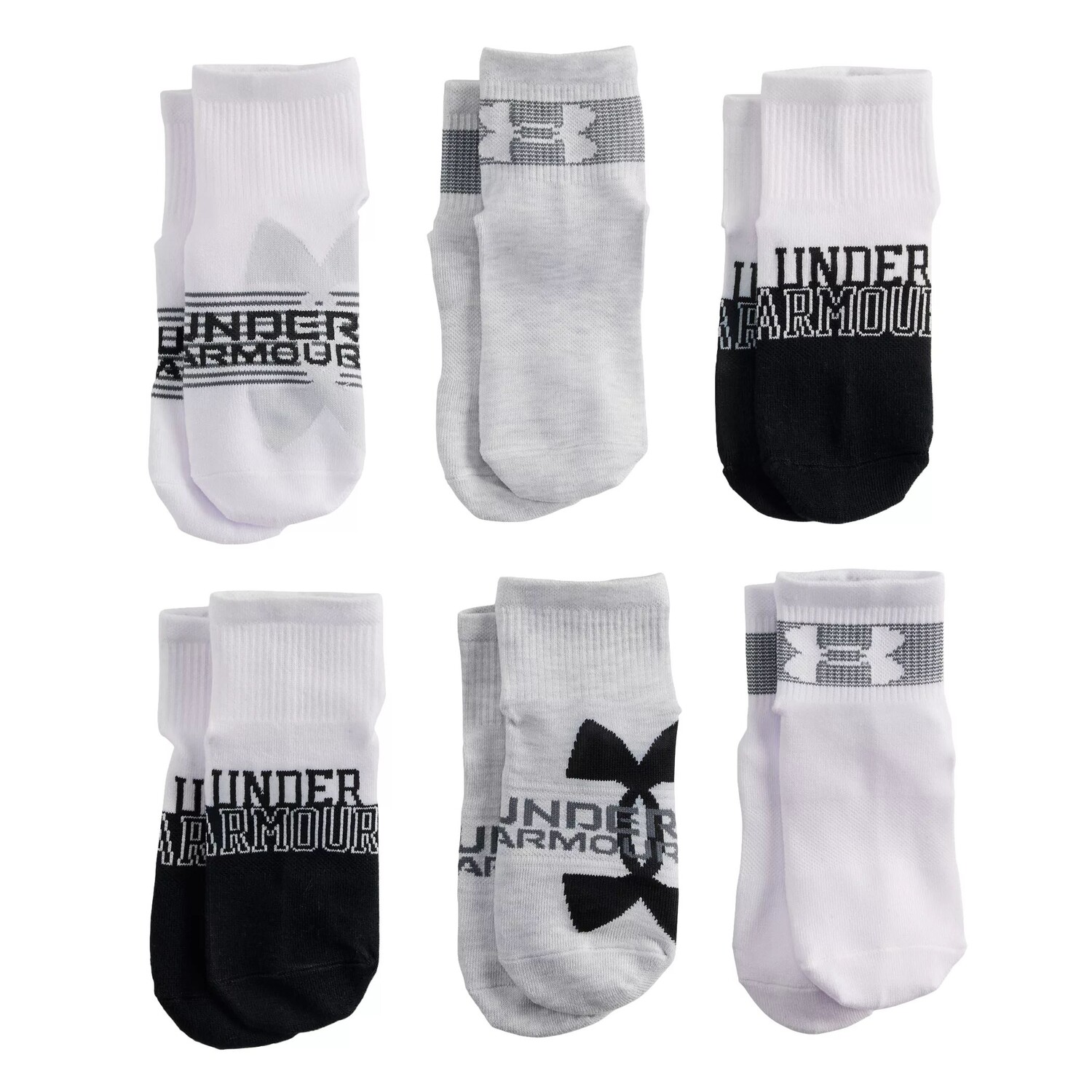 

Набор из 6 носков Essential четвертькроя Boys Under Armour Under Armour