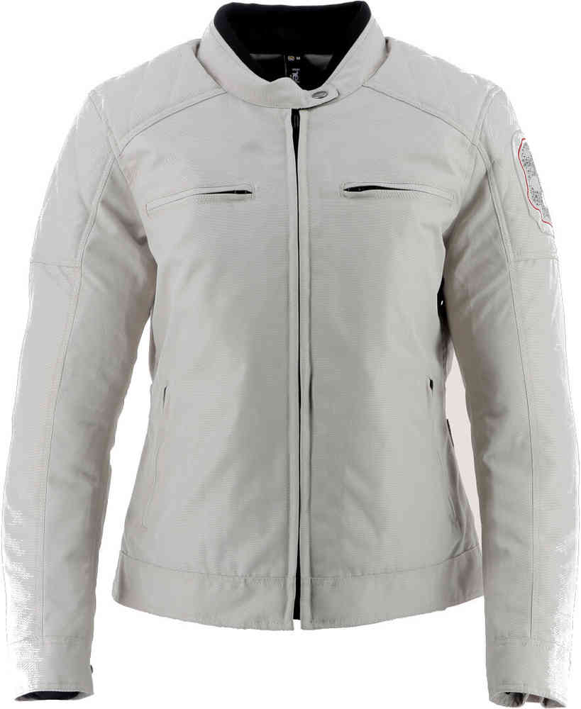 Женская мотоциклетная текстильная куртка Widow Helstons, серебро фото