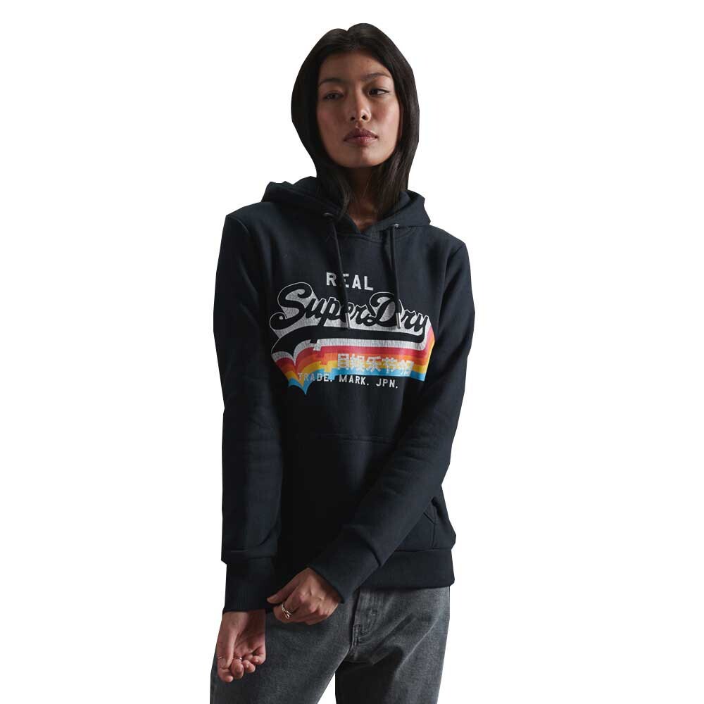 

Худи Superdry Vintage Logo Over, черный