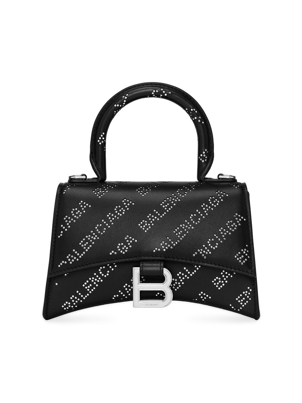 

Сумка Hourglass XS со стразами Balenciaga, черный