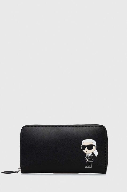 

Кожаный кошелек Karl Lagerfeld, черный