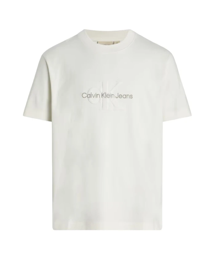 

Футболка из джерси с короткими рукавами Calvin Klein Jeans, белый
