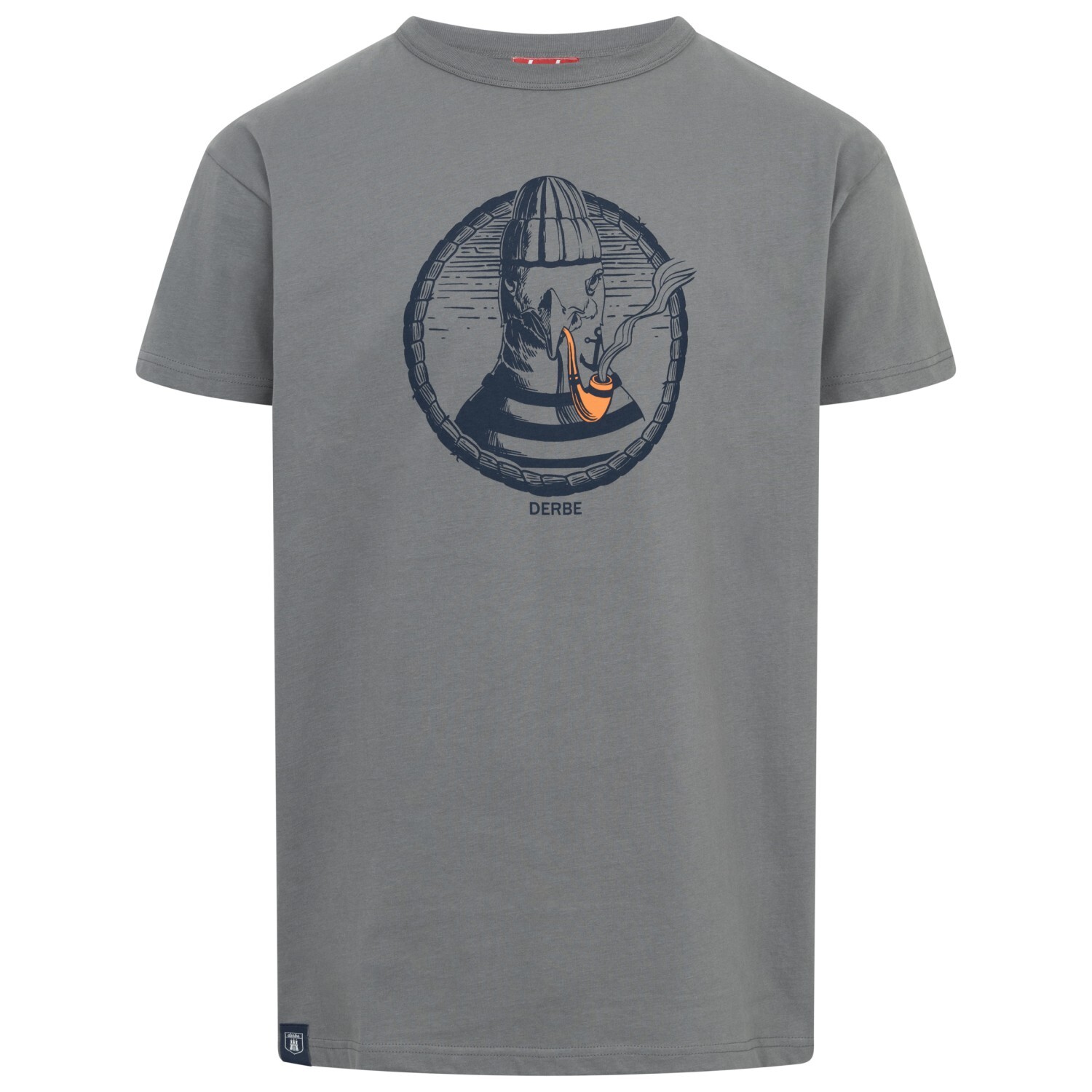 

Футболка Derbe S/S Matrosenmöwe, цвет Lava Smoke