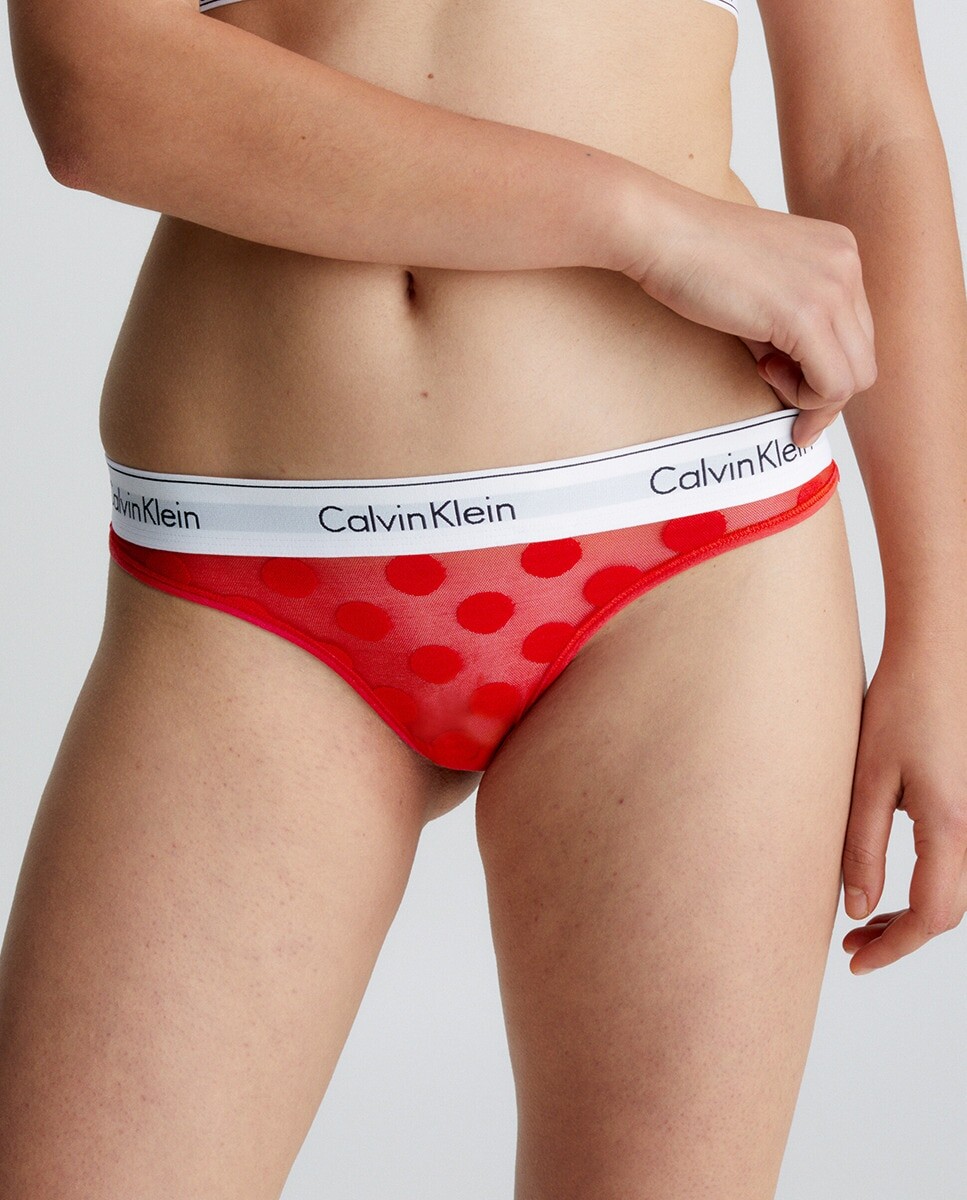 

Стринги Calvin Klein, красный