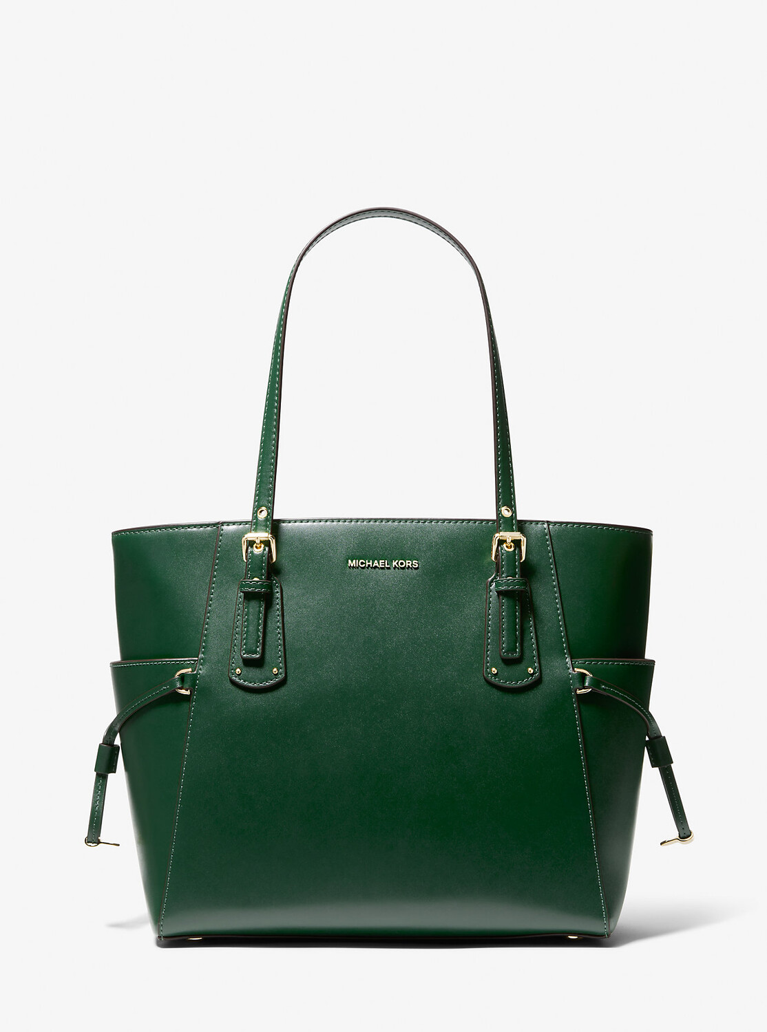 

Маленькая кожаная большая сумка Voyager Michael Kors