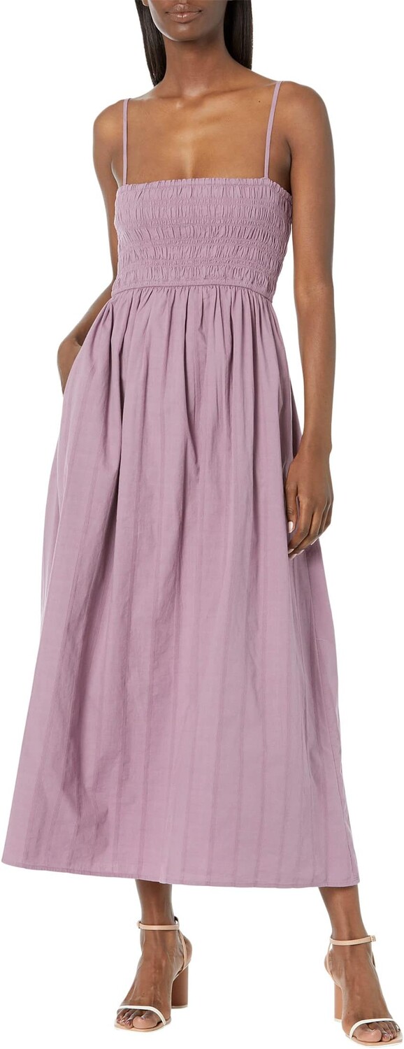 

Платье миди без рукавов Theo Madewell, цвет Antique Purple