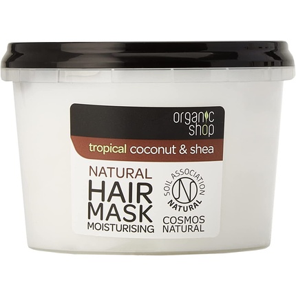 цена Увлажняющая маска для волос с кокосом и ши, Organic Shop