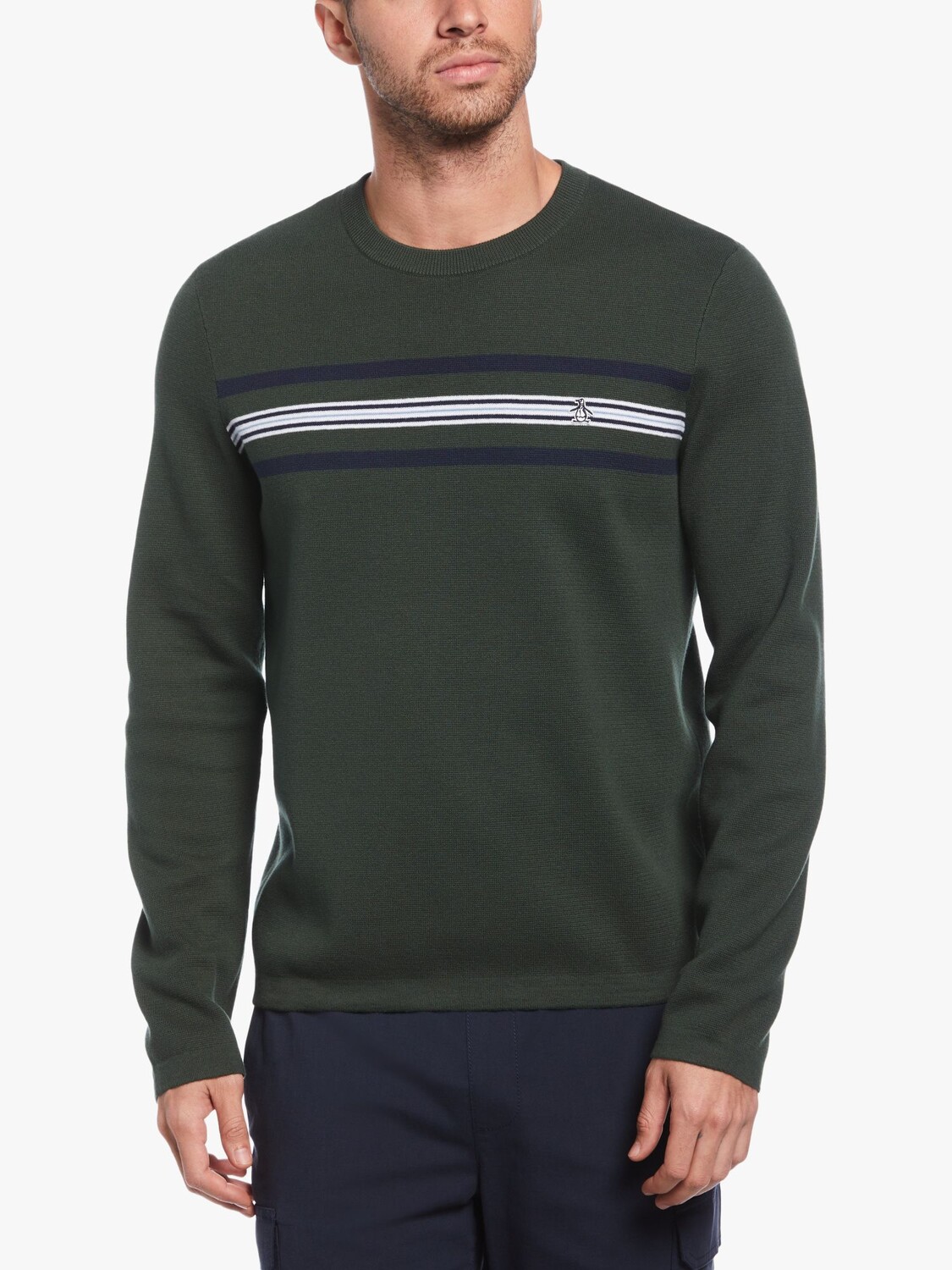 

Джемпер с полосками на груди Original Penguin, Deep Forest