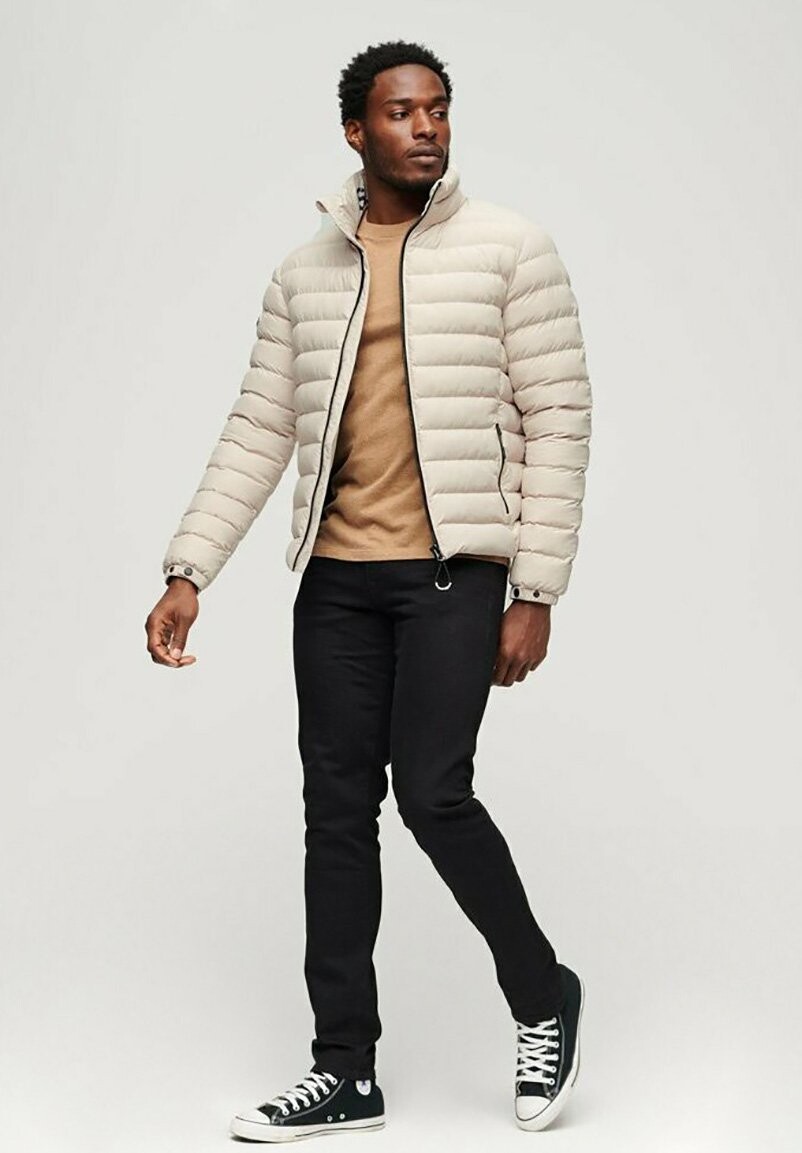 

Зимняя куртка Superdry FUJI PRINTED PADDED, цвет chateau gray