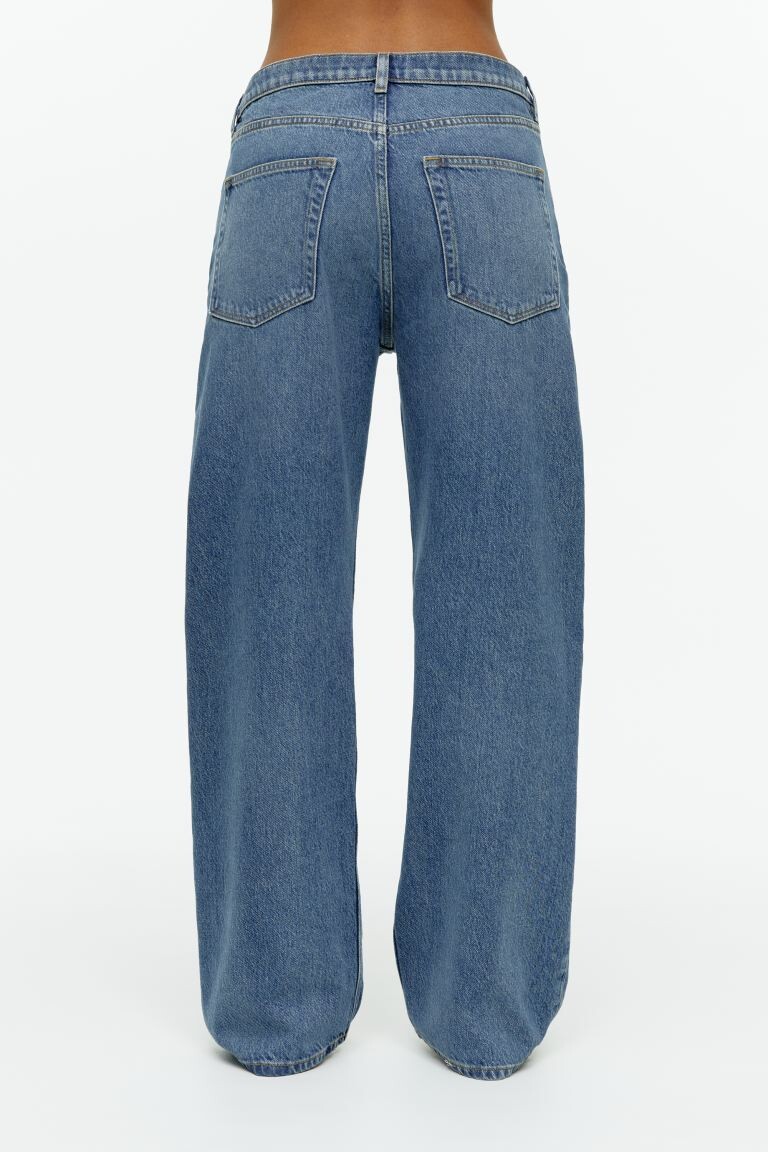 

Свободные джинсы shore H&M, синий