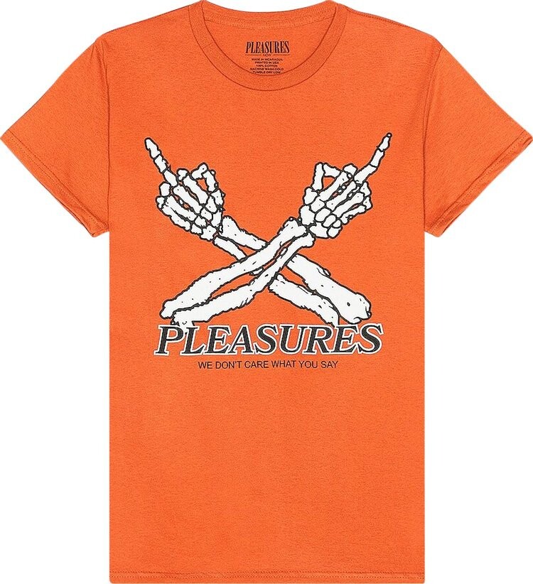 

Футболка Pleasures Don't Care 'Orange', оранжевый