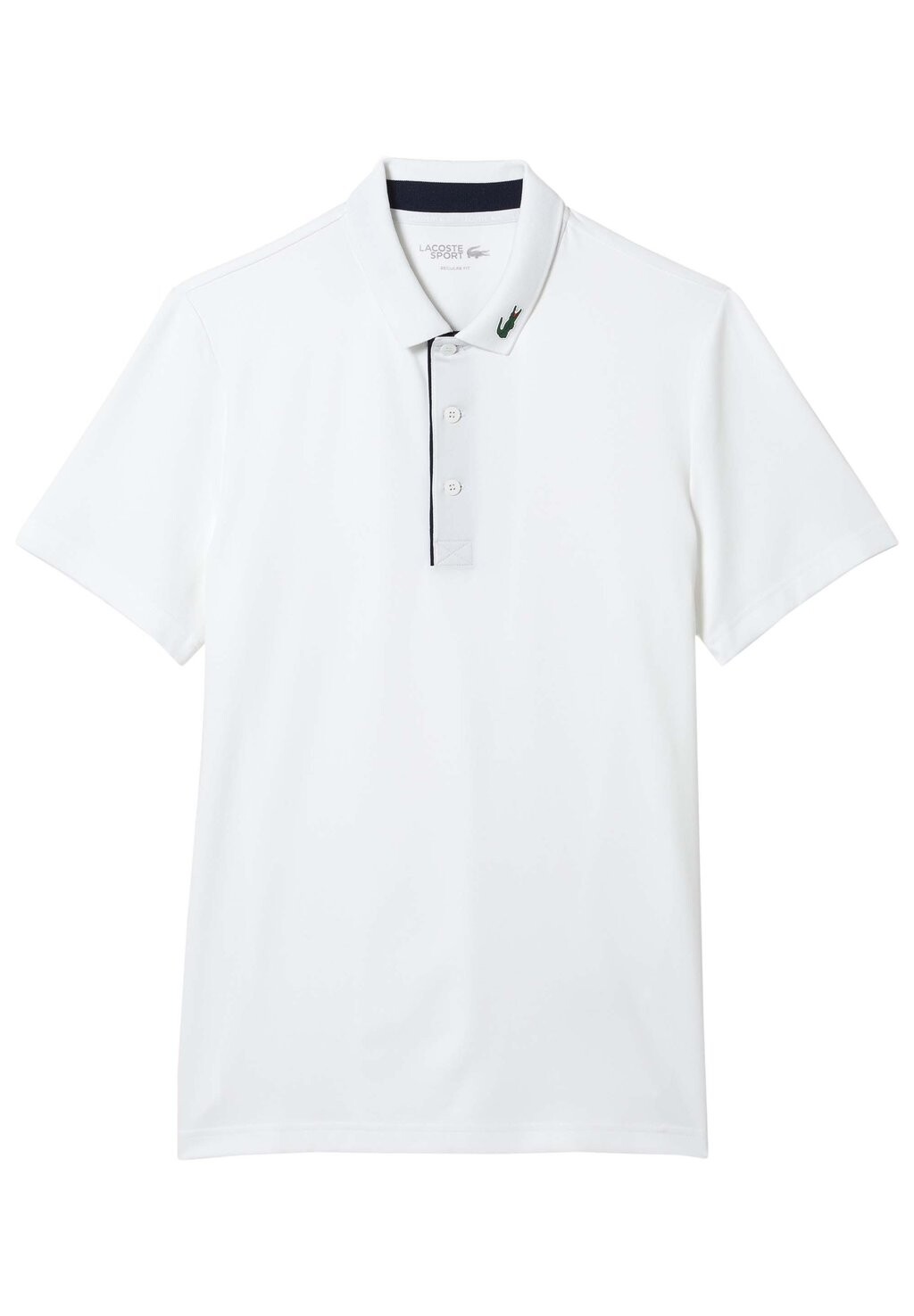 

Рубашка поло Lacoste Kurzarm, белый, Серый