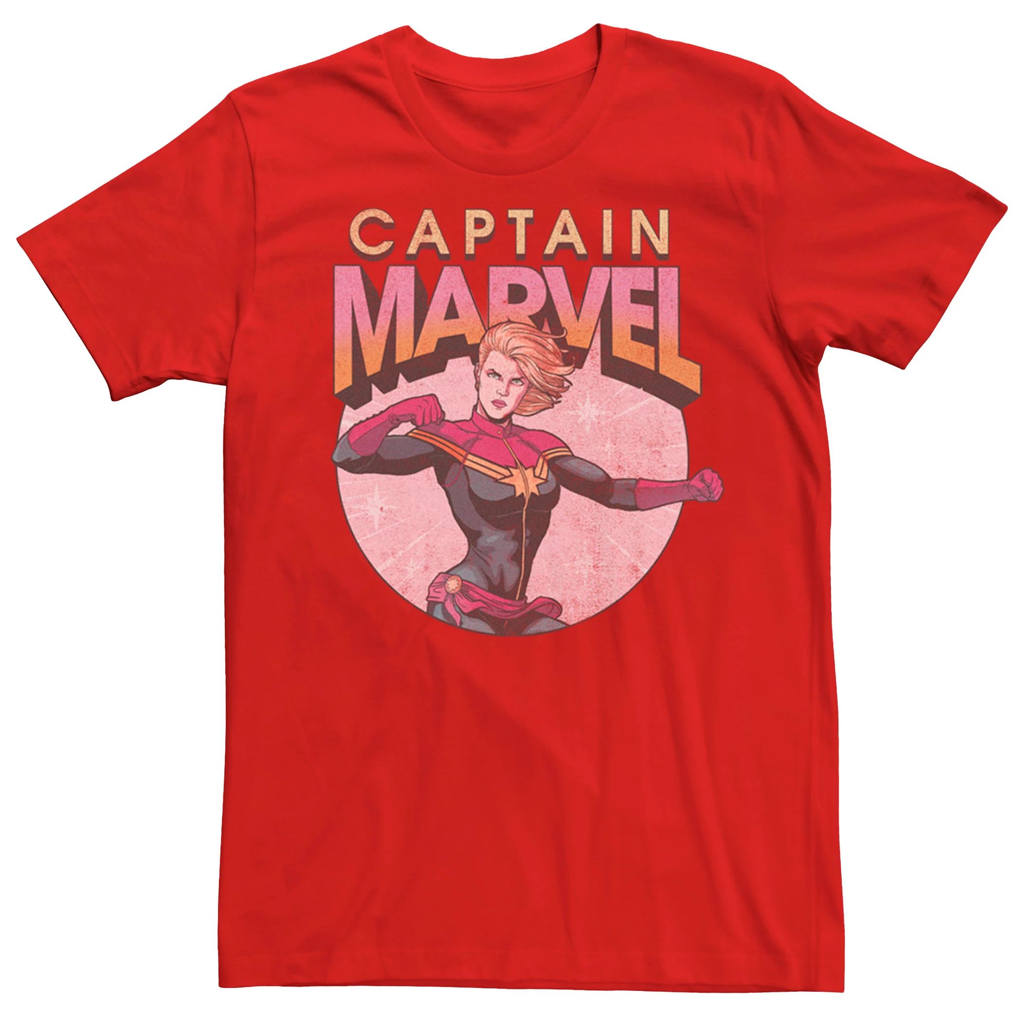 Мужская футболка с рваным винтажным круглым логотипом Marvel Captain Marvel и графическим рисунком мужская футболка с рваным винтажным круглым логотипом marvel captain marvel и графическим рисунком