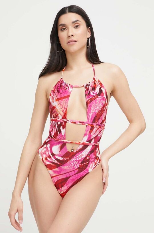 

Угадайте цельный купальник Guess, розовый