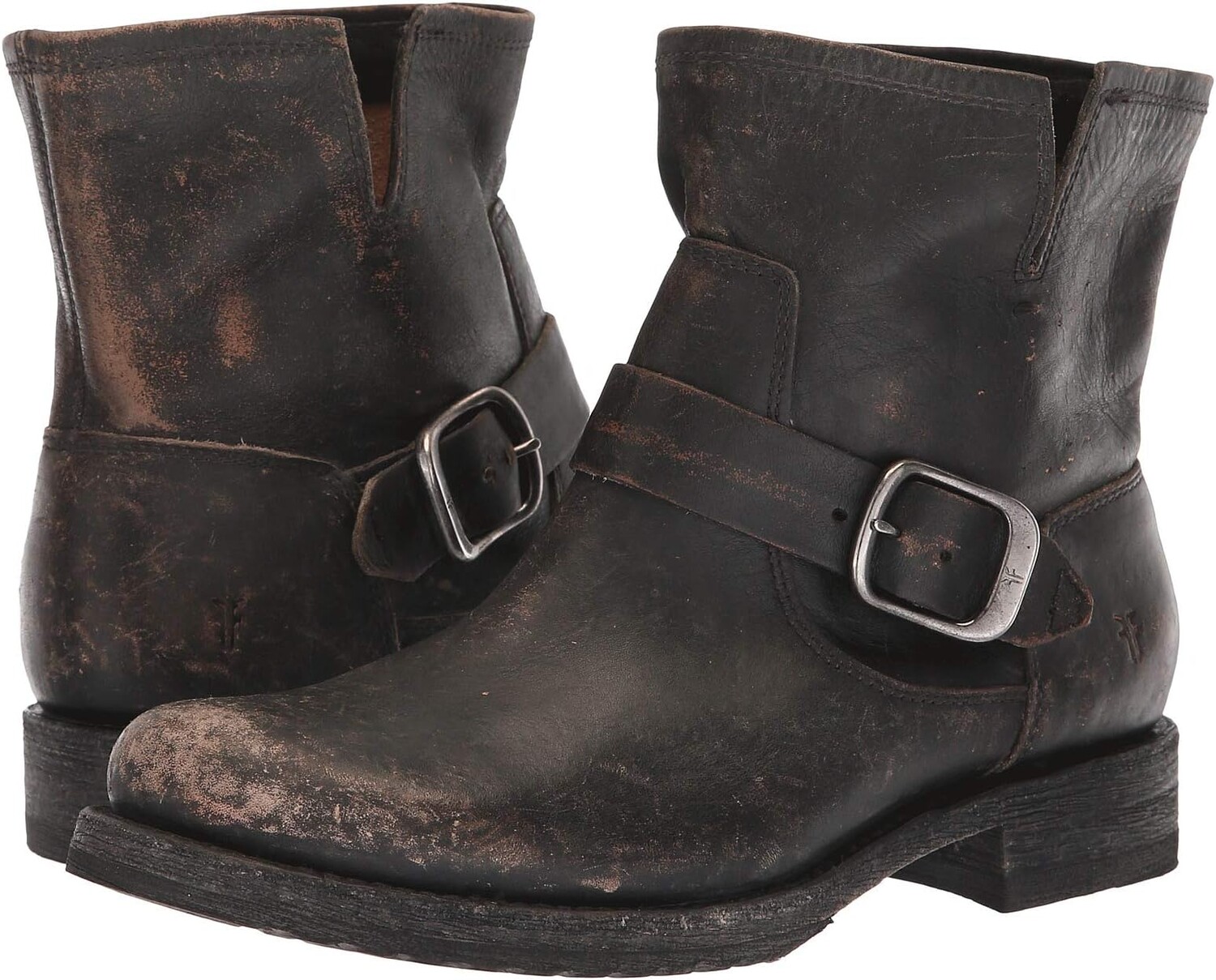 

Ботильоны Veronica Bootie Frye, цвет Black Full Grain Brush-Off