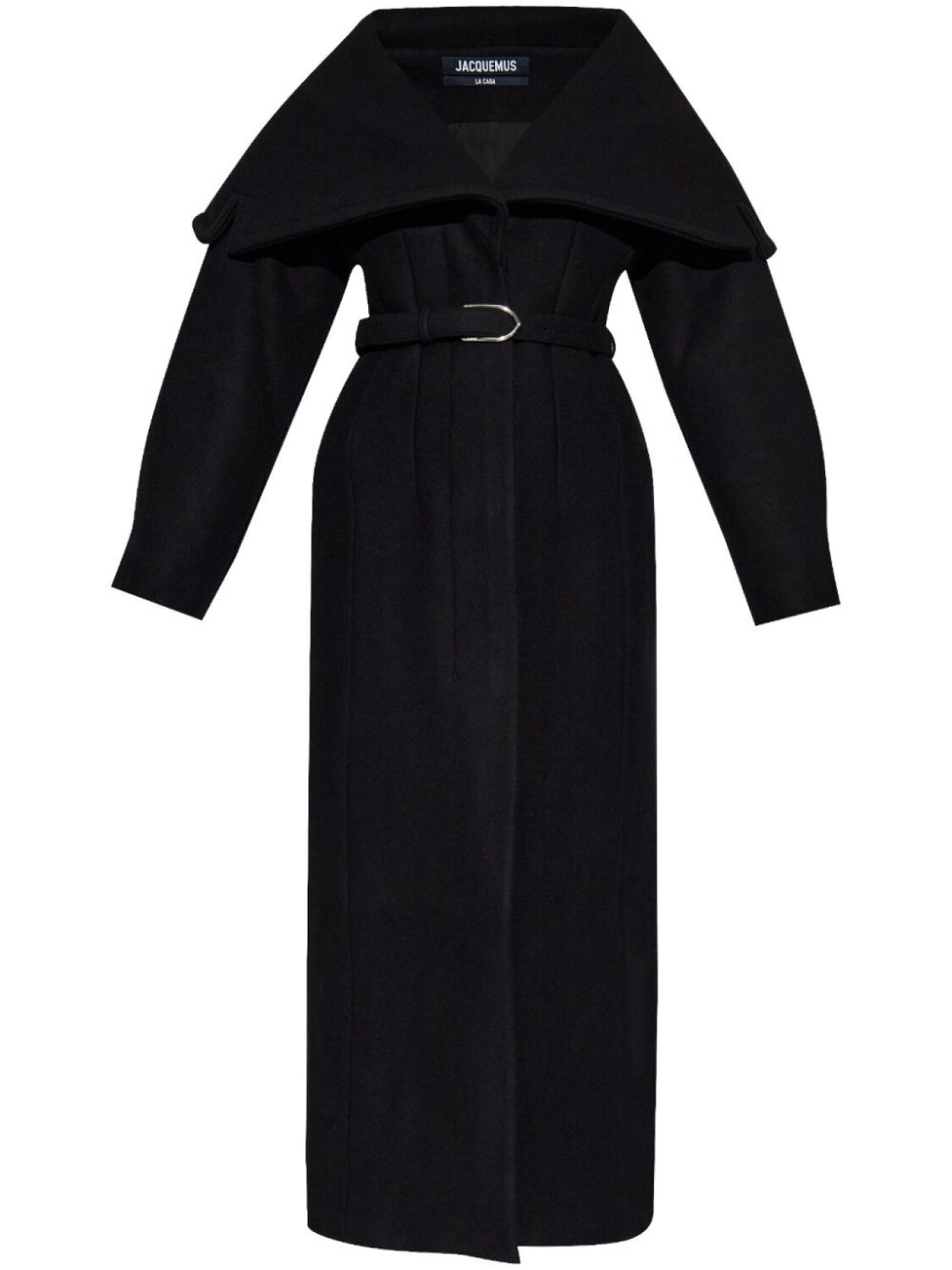 

Jacquemus пальто Le manteau Caruso с драповым воротником, черный