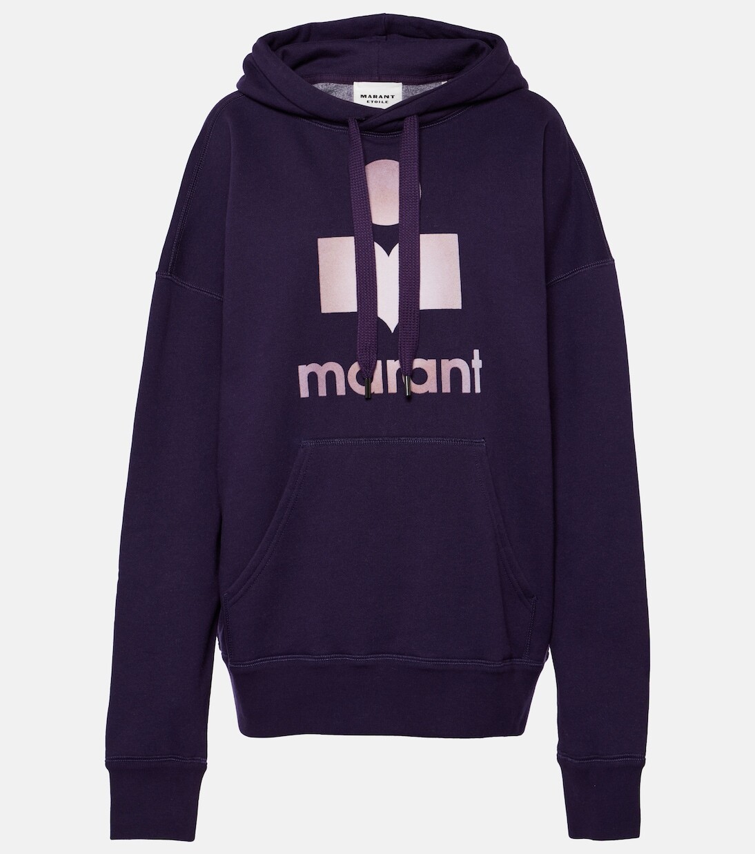 

Худи mansel с логотипом Marant Etoile, фиолетовый