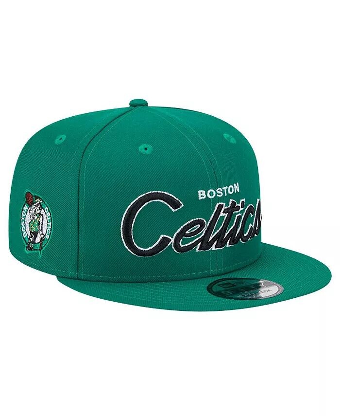 

Мужская бейсболка Kelly Green Boston Celtics Evergreen с надписью сбоку 9Fifty Snapback Hat New Era, зеленый