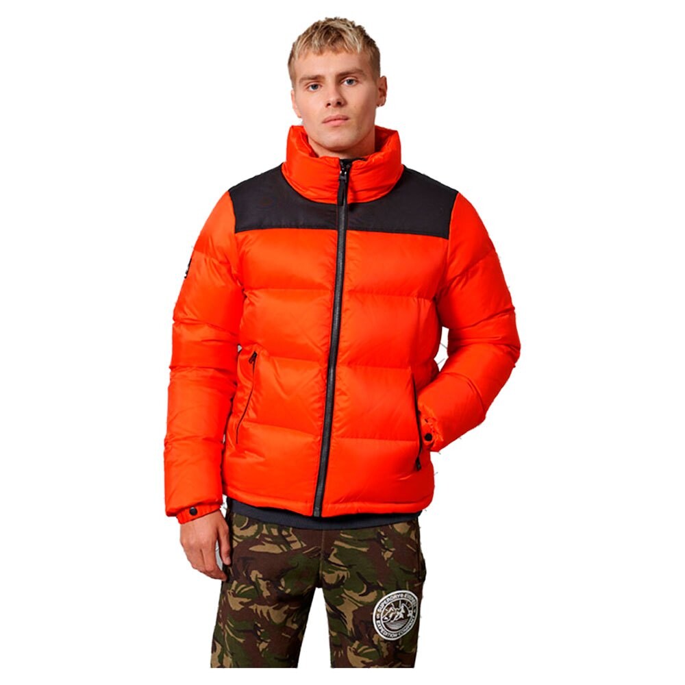 

Куртка Superdry Sportstyle Code Down Puffer, оранжевый