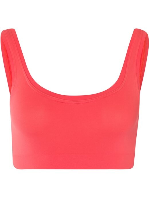 

Ощущение прикосновения к бюстье Hanro, розовый