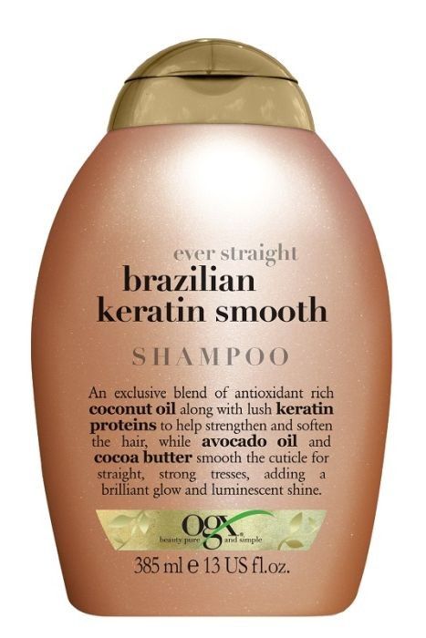 OGX Brazilian Keratin Therapy шампунь, 385 ml шампунь разглаживающий для волос ogx brazilian keratin 88 7 мл